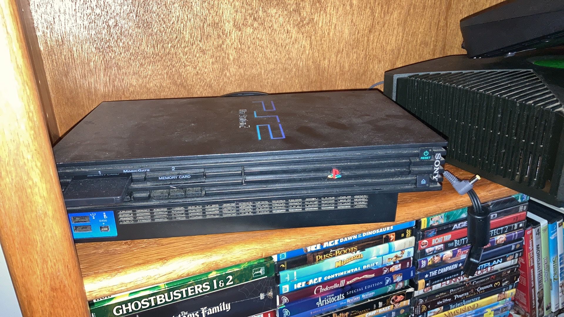 PlayStation 2 with 1 Controller and Cords