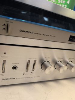 Pioneer Stereo Tuner TX-410 and Amplifier SA-410