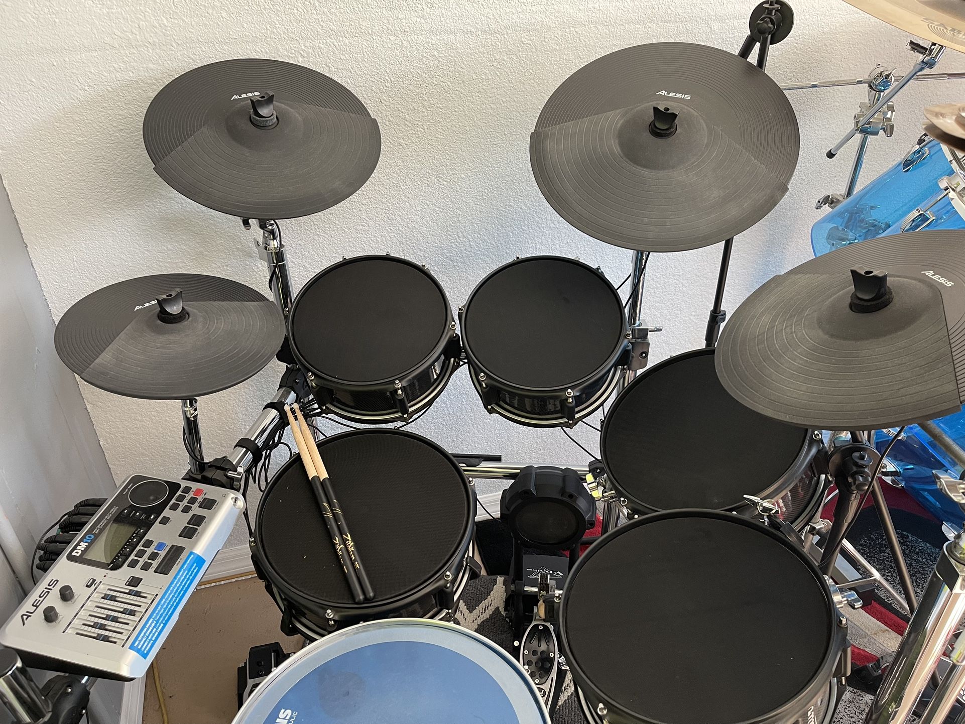 Laurin Mesh Electronic Custom Drum Kit, Roland, Alesis
