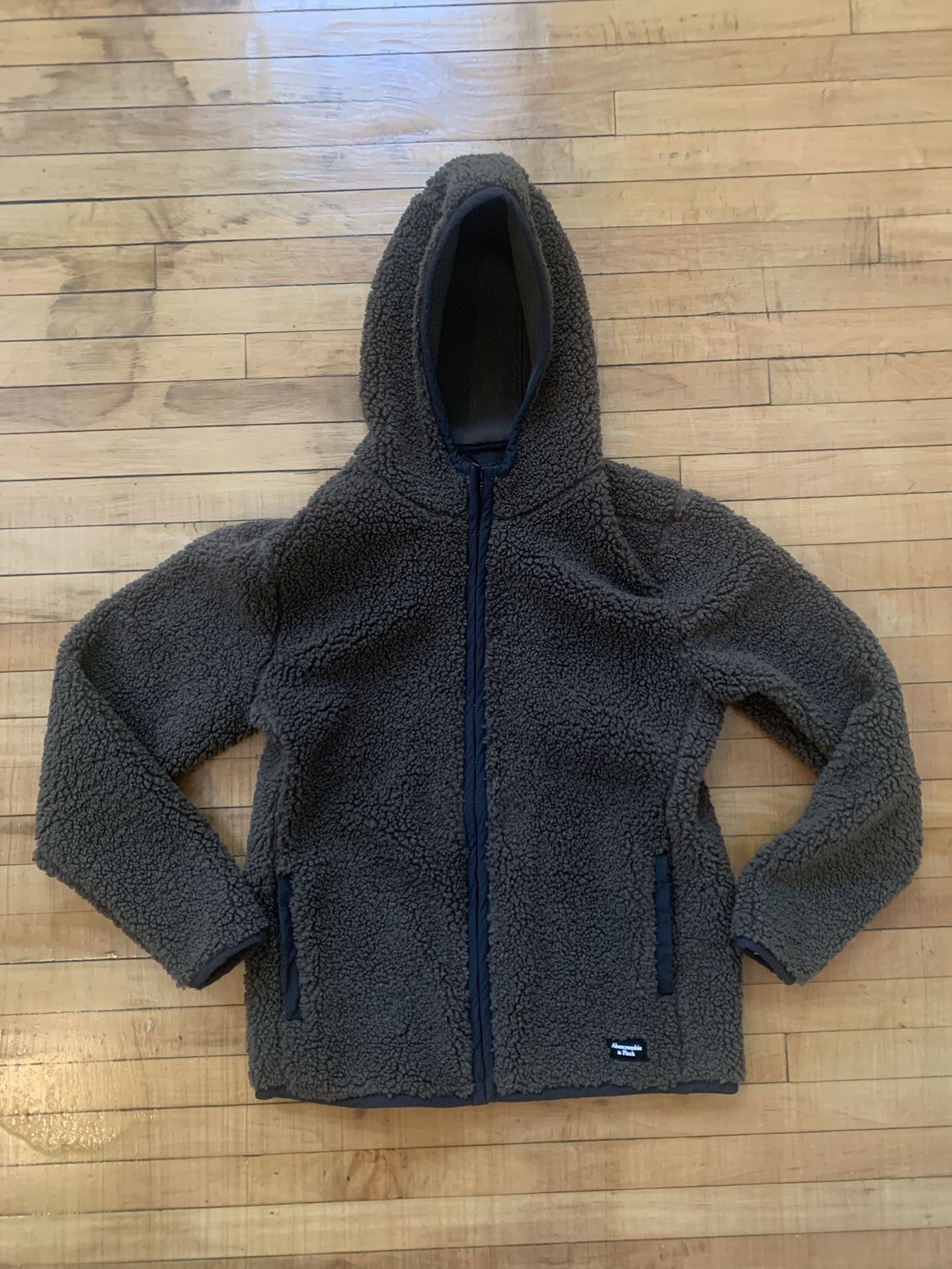 Abercrombie & Fitch Sherpa Fleece Jacket Womens Medium