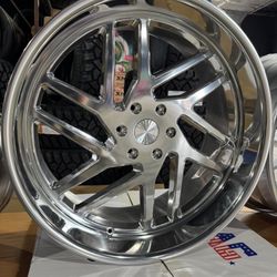 24x9/11 Esko 2.0 Polished 6-139 Chevy GMC Ram