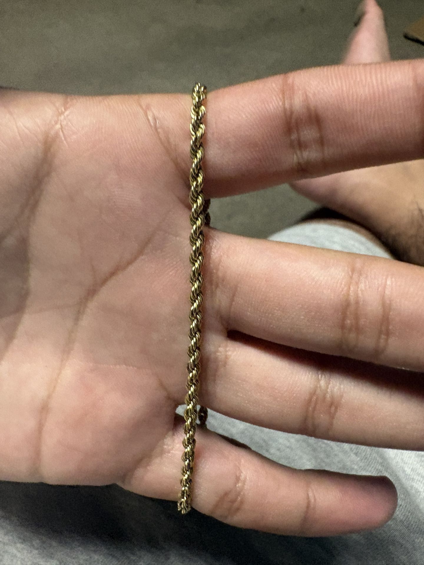 Gold Rope Bracelet
