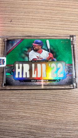 Kyle Schwarber Relic 7 patch /18 2024 topps