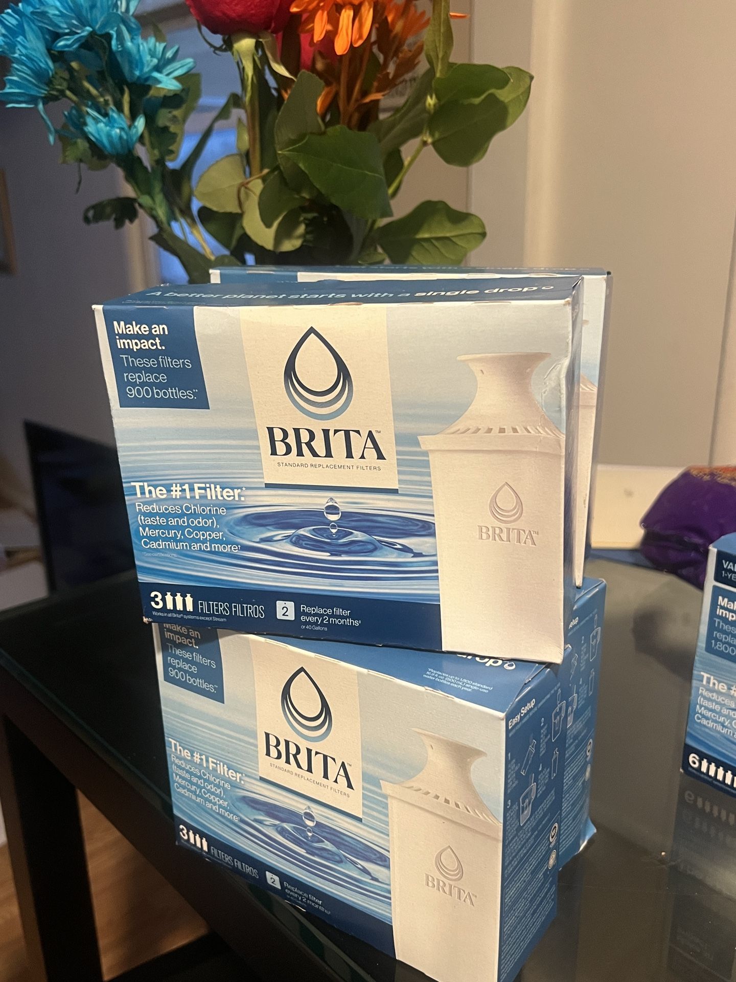 2 Boxes of Brita Standard Water Filters - Year Supply