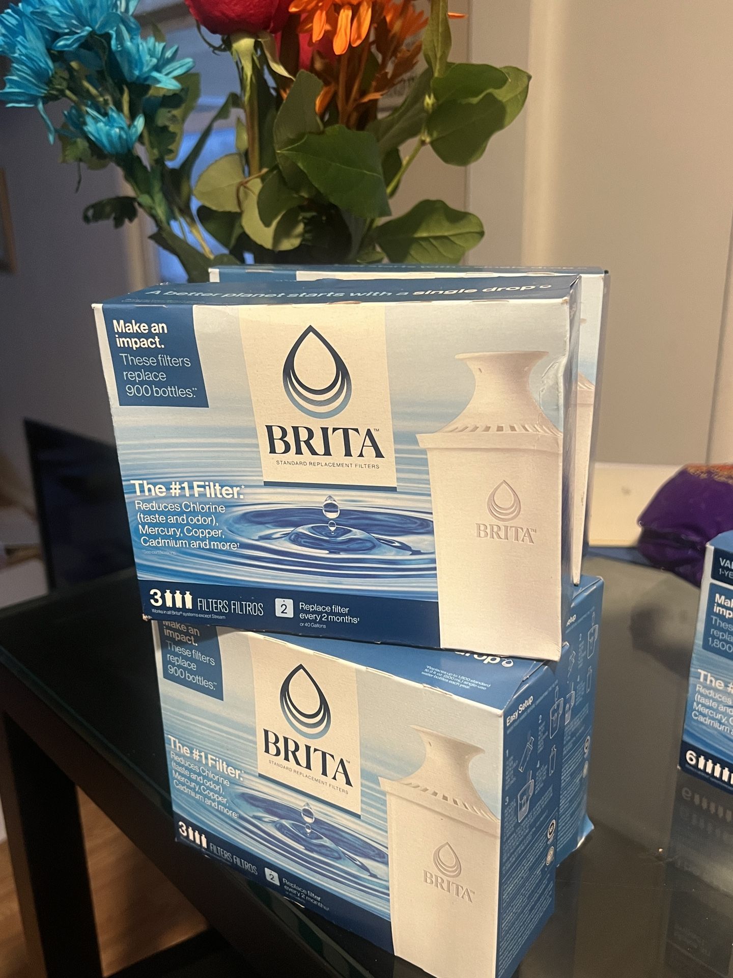 2 Boxes of Brita Standard Water Filters