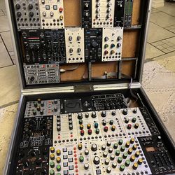 Eurorack case and Modules synthesizer