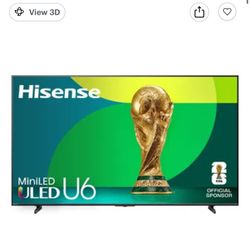 65 Inch 4K Qled TV With HDMI2.0