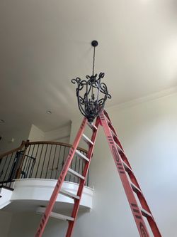 Large chandelier