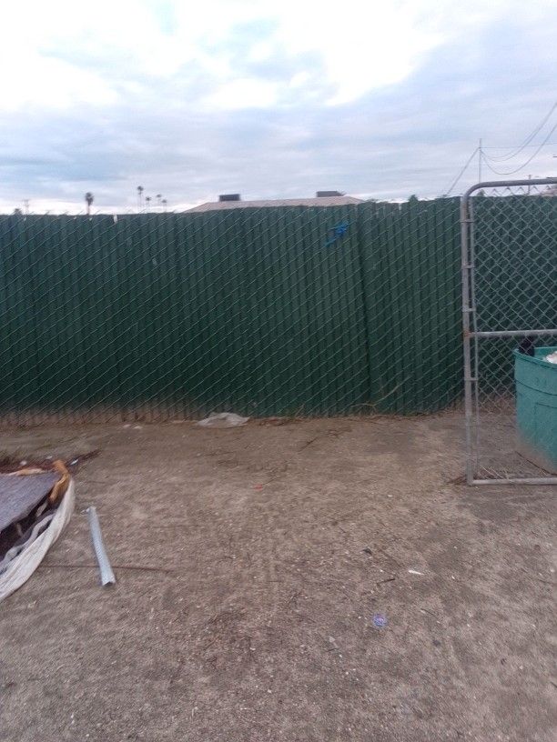 Privacy Chain Link Fence With Gate Fence Entry Doors