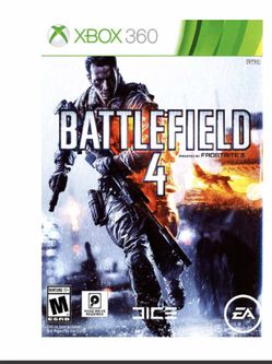 Video game battlefield Xbox 360