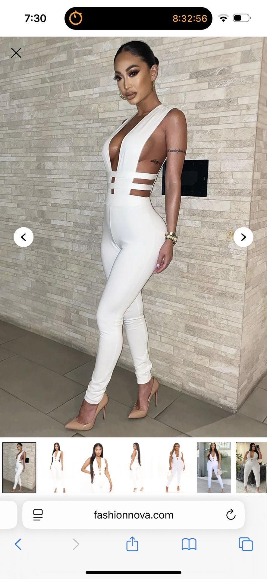 White Jumpsuit