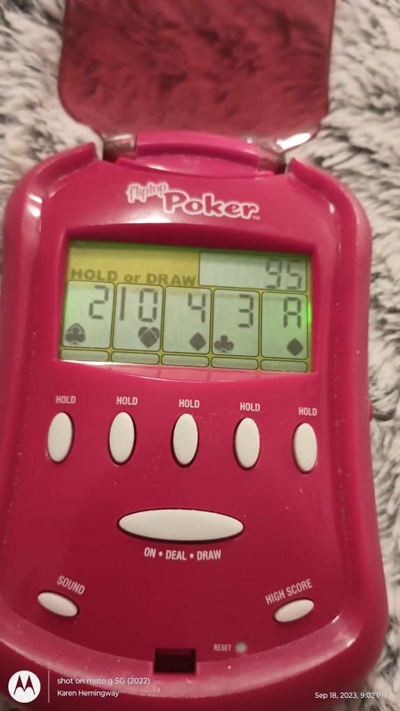 Handheld Poker Game