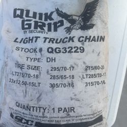 Quick Grip Snow Chains