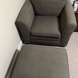Big Comfortable Sofa and Ottoman 