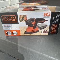 Black & Decker electric hand sander. Used once.