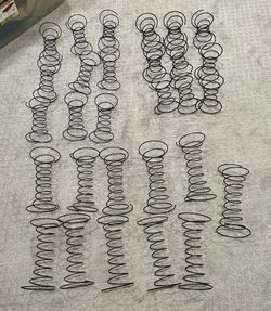 Brand New set of 29 Metal Furniture Coil Springs, 7-10in