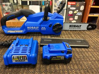 Kobalt chainsaw set