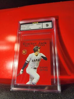 SHOHEI OHTANI Cracker Jack Ball Players ROOKIE  #33 UCG MINT 9
