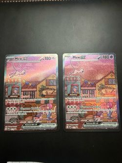 Mew ex SVP 053 Pokémon Card x2