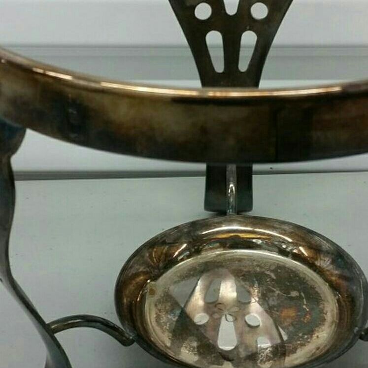 Silverplated Chafing Dish Holder Warmer