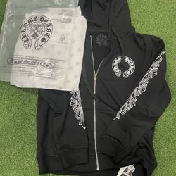 Size S Chrome heart Zip Up