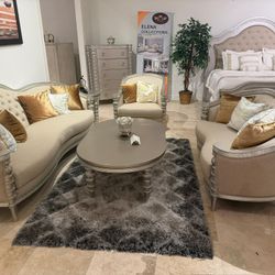 6 Pieces Living Room Set