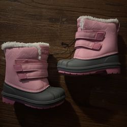 Toddler Girl Snow Boots Size 9c