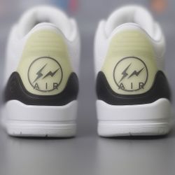 Jordan 3 Retro SP Mid White/Black Fragment Design Men’s US 12