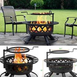 Brand New Patio Wood Fire Pit