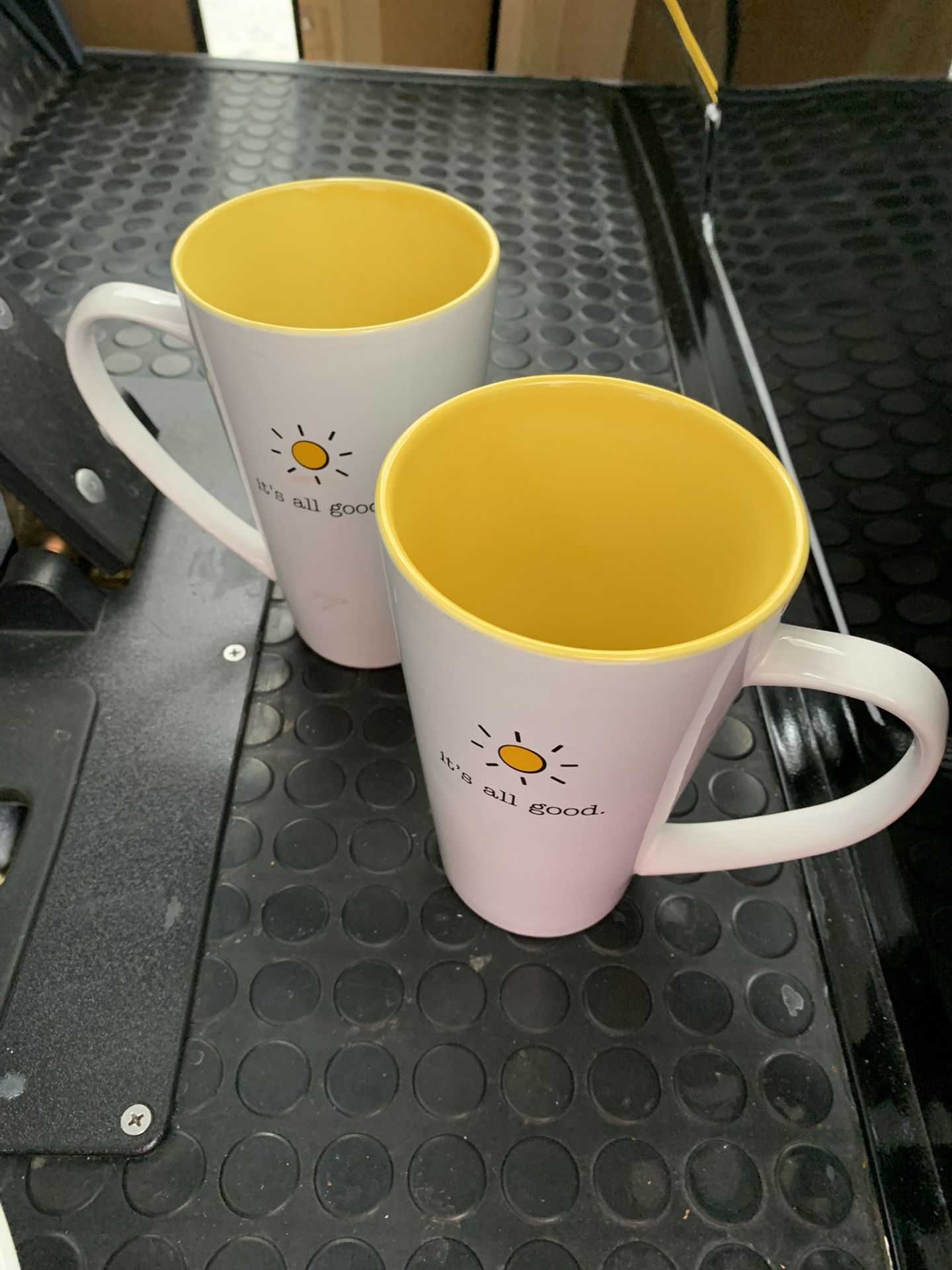 Two Large Ceramic Mugs