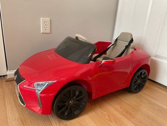 Costway 12V Kids Ride on Car Lexus LC500 Licensed Remote Control Electric Vehicle Red