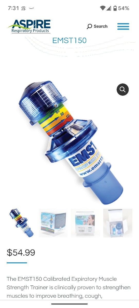 EMST 150 Expiratory Trainer