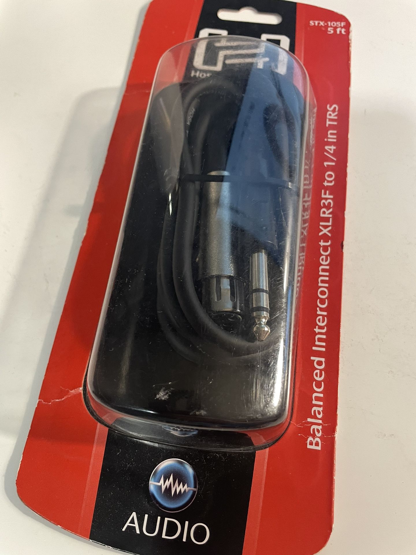 Hosa STX-102F XLR3F to 1/4” TRS 2 Feet