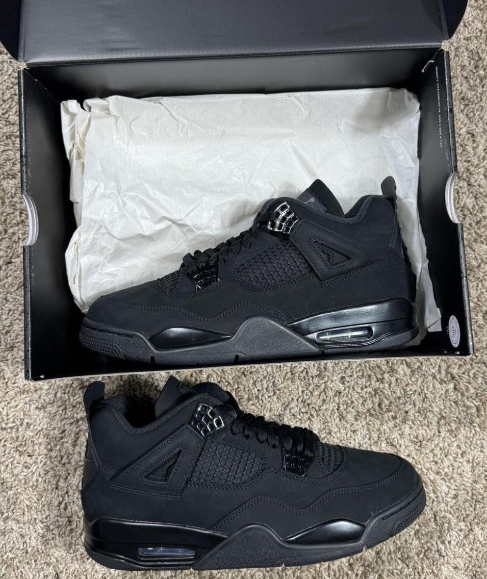 $300 obo DS Air Jordan 4 “Black Cat” (2025) — Size 11