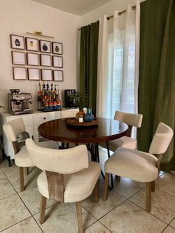 45” Wooden Dining table