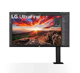 LG 4K Monitor on an Ergo Arm.