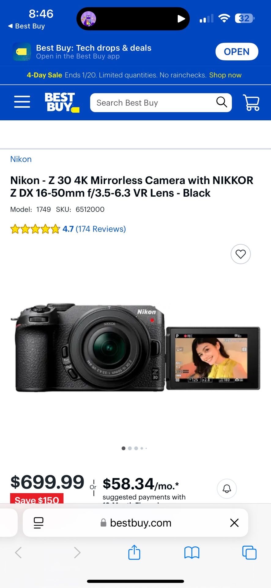 Nikon Z30 With Accessories