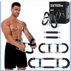 Twister Arm Trainer, Adjustable Chest Workout Equipment for Men & Women, Home Gym Strength Trainer, Muscle Builder & Strength Training for Arms, Chest