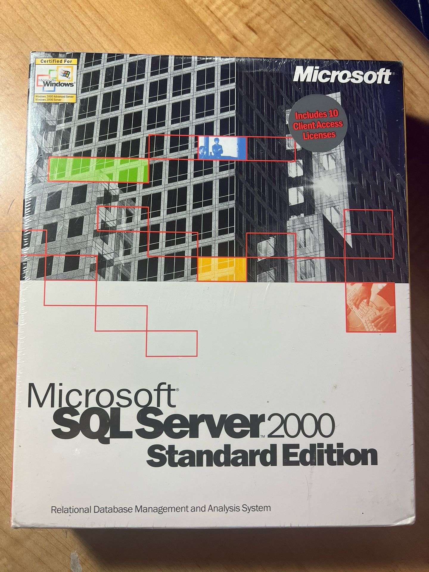 Microsoft SQL Server 2000 Standard Edition (10 Clients) ** NEW SEALED