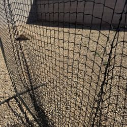 Primed 7x7 hitting net designed for baseball and softball training