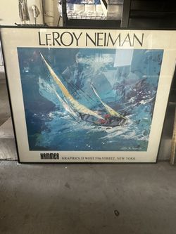 Framed LeRoy Neiman Painting 