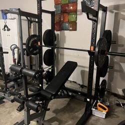 Rack Bench And Weight