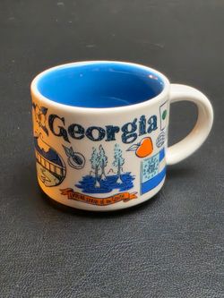 Starbucks Georgia 2023 Been There Series Ceramic Demitasse Ornament Mug 2 oz.