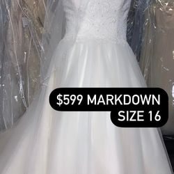 Bargain Black Friday Wedding Gown Sale Sizes Two Through 30 In Stock At $99-$599 Layaway Is Available ! The whole store is on sale. Don’t miss this 🤪