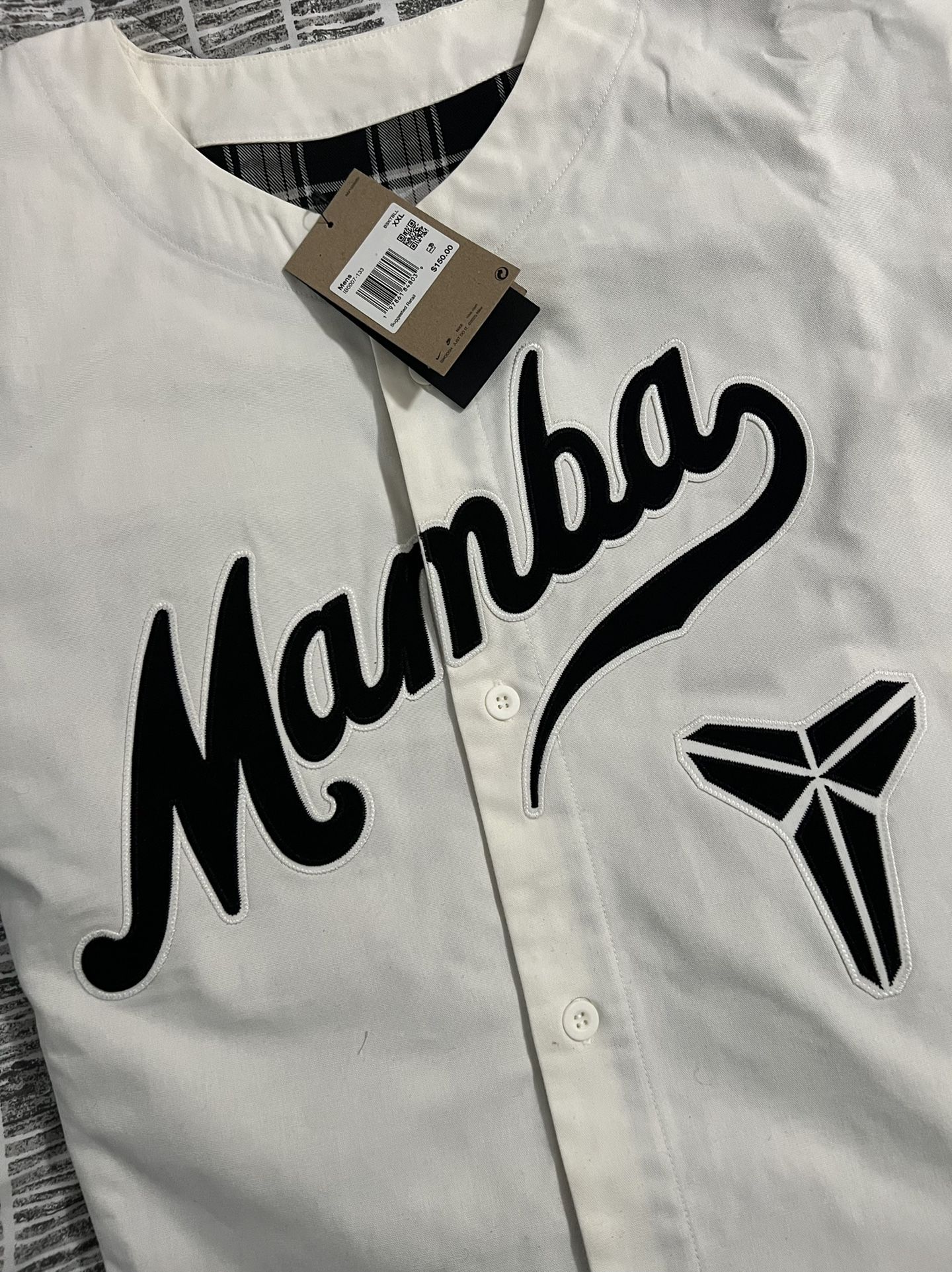 Nike Kobe Details Men's Baseball Uniform Nike Kobe Bryant Mamba