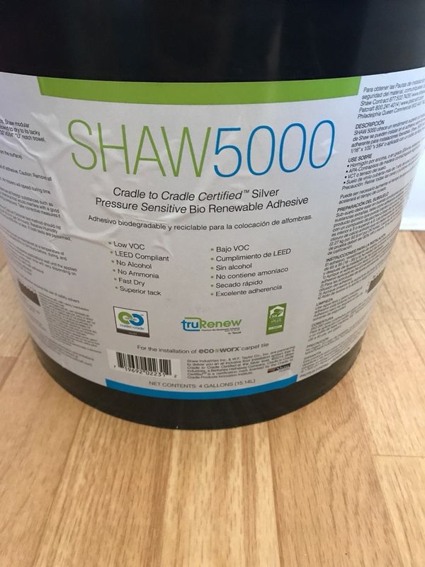 Shaw 5000 Carpet Tile Pressure Sensitive Adhesive Carpet Vidalondon