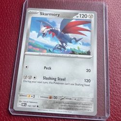 Skarmory 142/197 Uncommon Obsidian Flames Pokemon TCG
