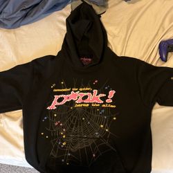 black p*nk sp5der hoodie 