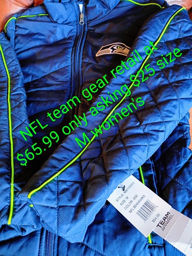 NFL Seahawks Team Gear Size Medium