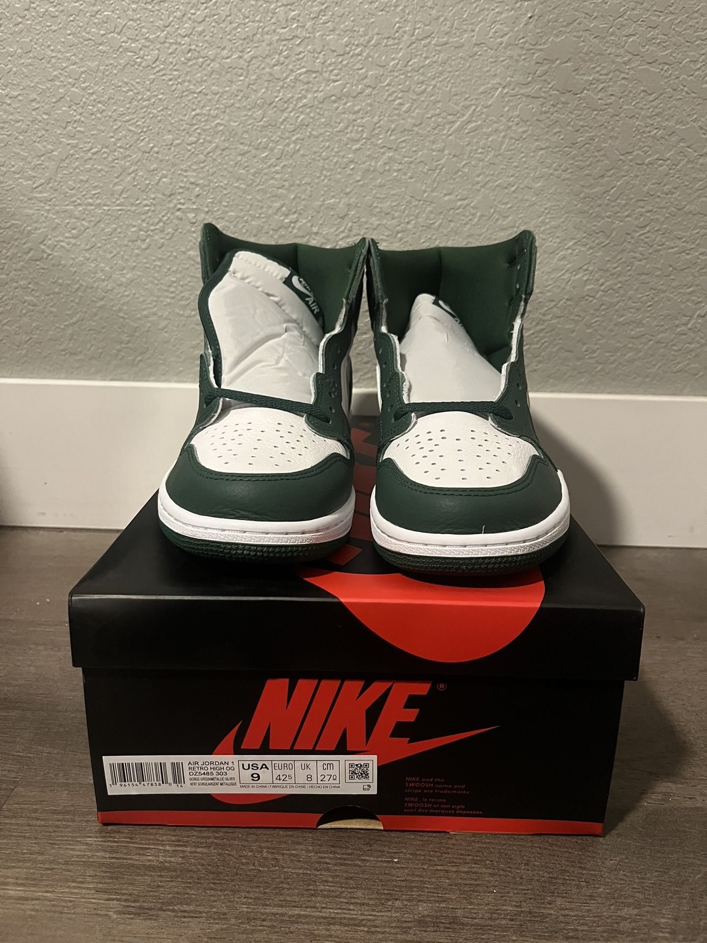 Jordan 1 Retro OG ‘George Green’ Size 9
